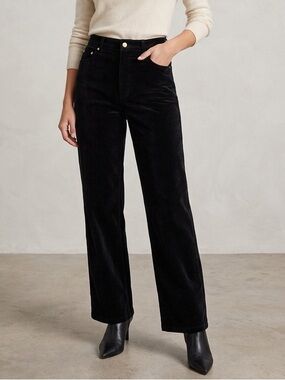 ST.‎ JOHN SPORT by MARIE GRAY Velvet Pants in Black